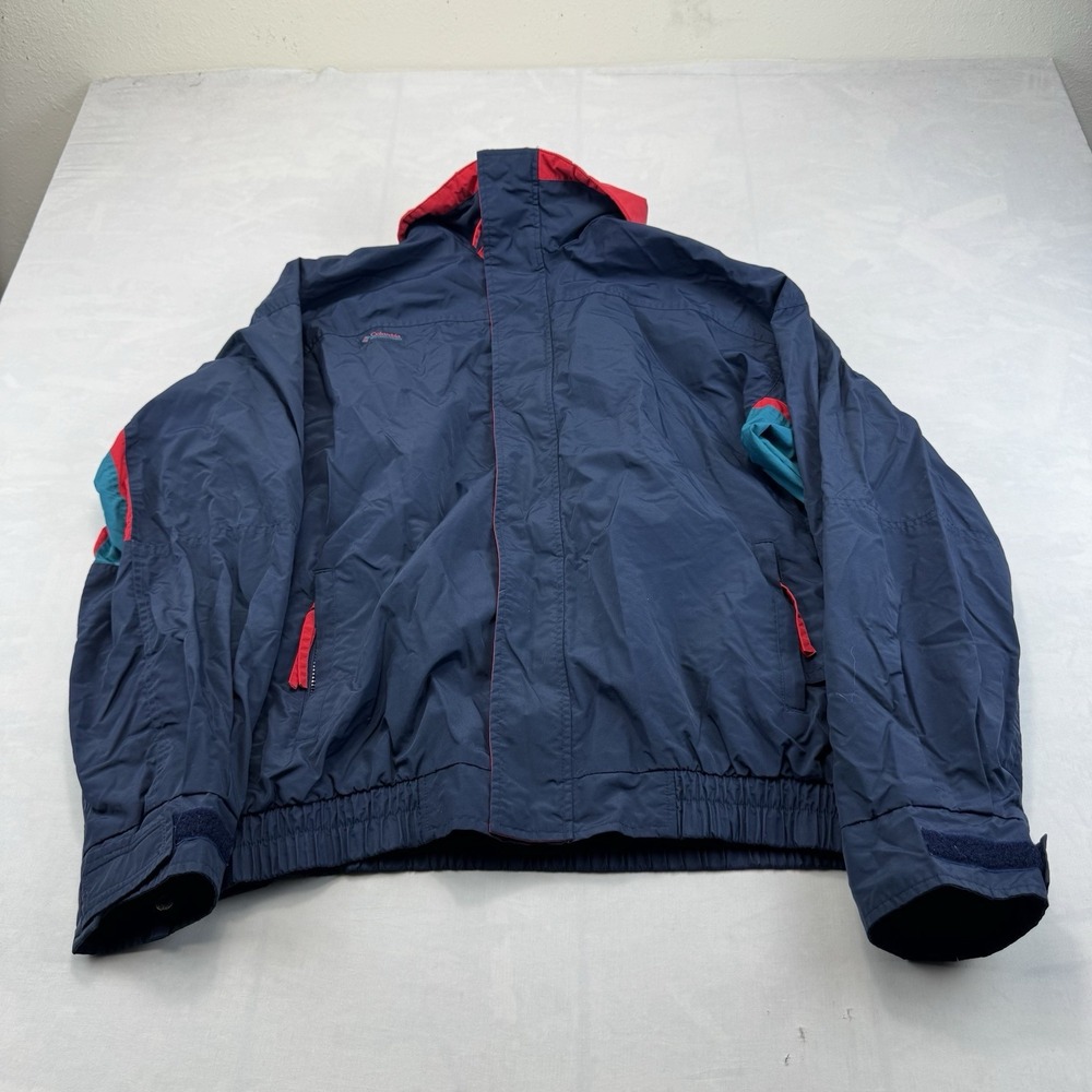 Vintage Columbia Sportswear Mens L Radial Sleeve Colorblock Ski Jacket 90s